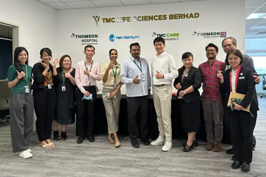 Diaverum leadership visit flagship hospital of TMC Life Sciences Group in Malaysia